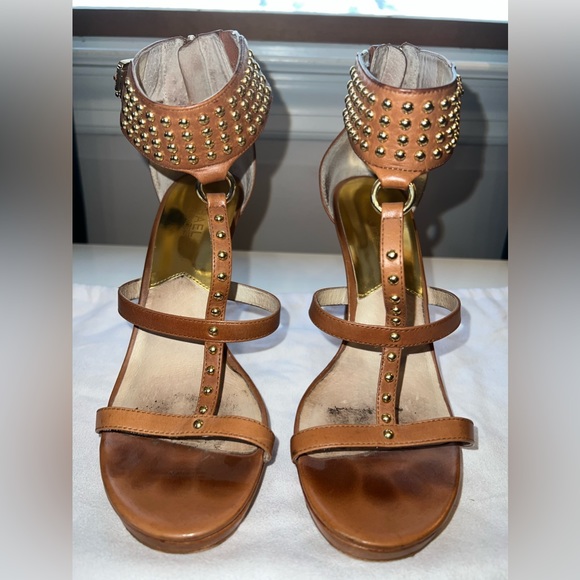 MICHAEL Michael Kors Leather Sandals - Size 9 - Picture 3 of 5